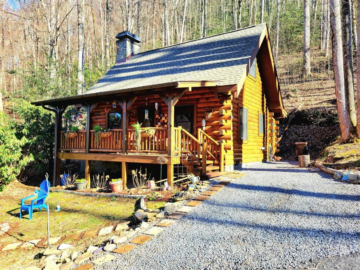 The Little Wolf Cabin Maggie Valley Buitenkant foto